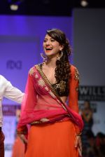 Gauhar Khan walks the ramp for Joy Mitra Show at Wills Lifestyle India Fashion Week 2013 Day 3 in Mumbai on 15th March 2013 (153).JPG